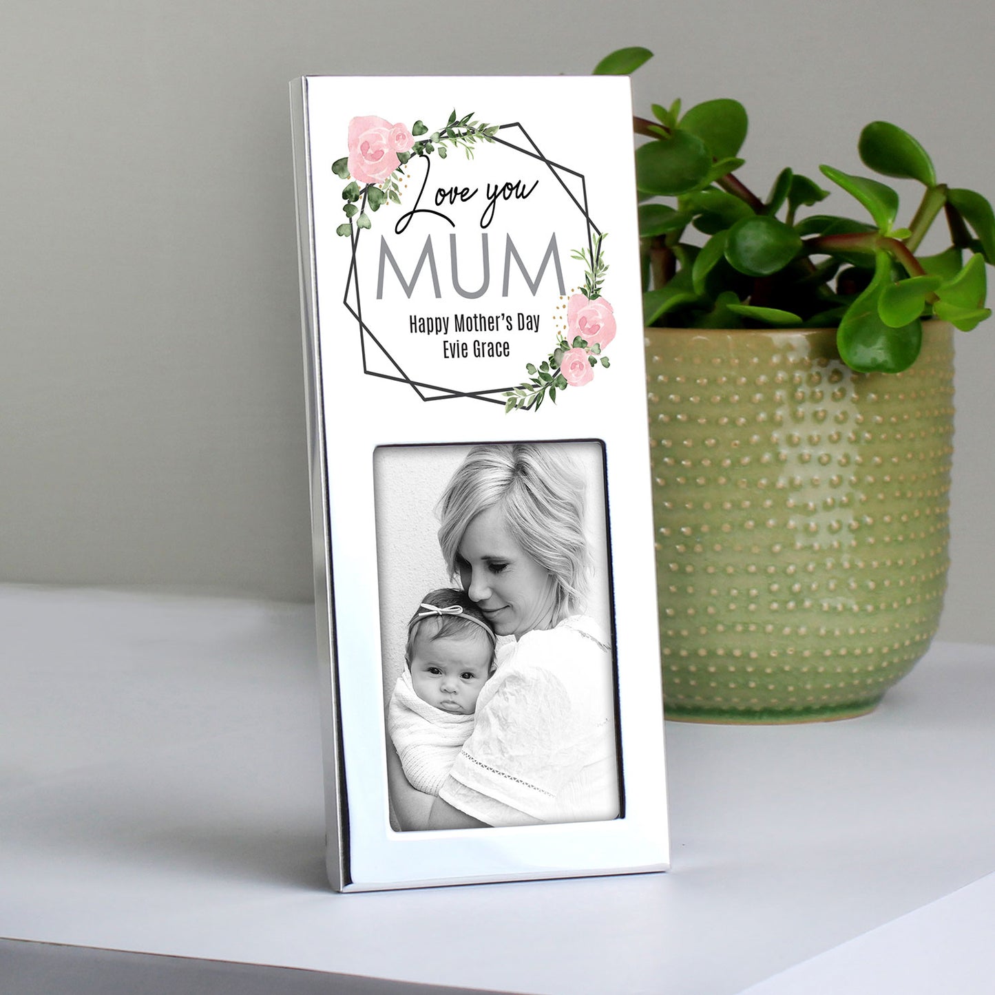 Personalised Rose Picture Frame