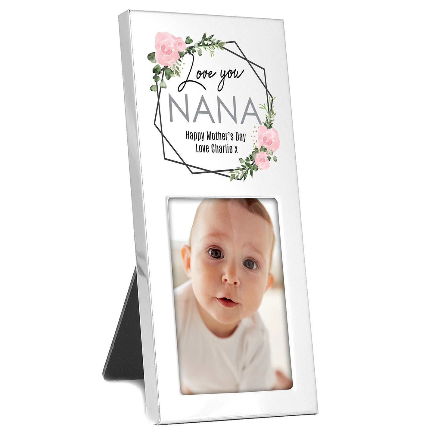 Personalised Rose Picture Frame