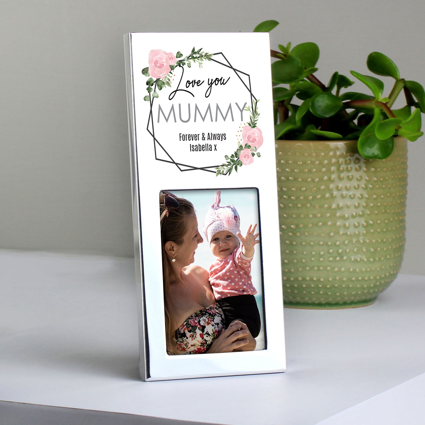 Personalised Rose Picture Frame