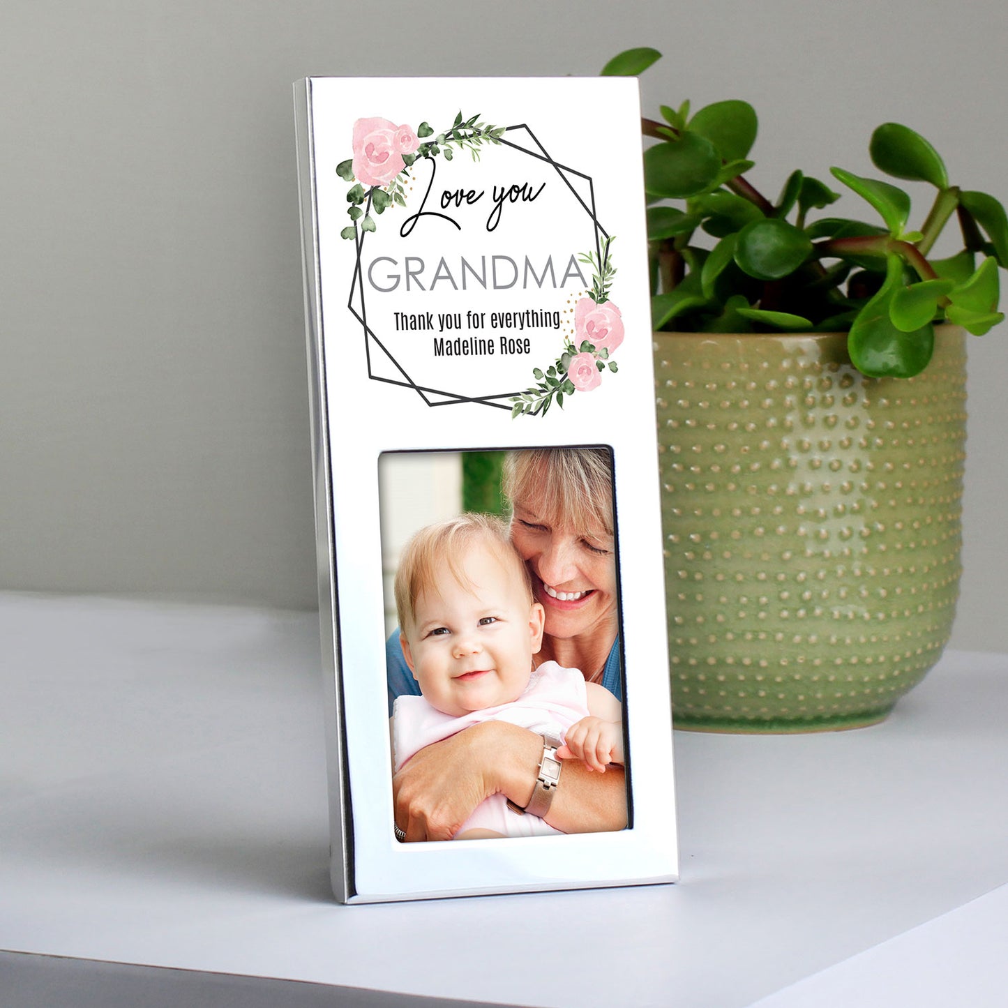 Personalised Rose Picture Frame