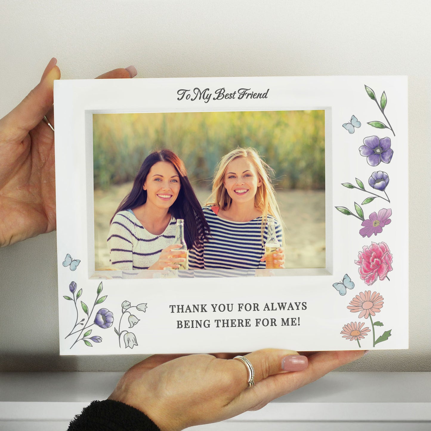 Personalised Wildflower Box Photo Frame