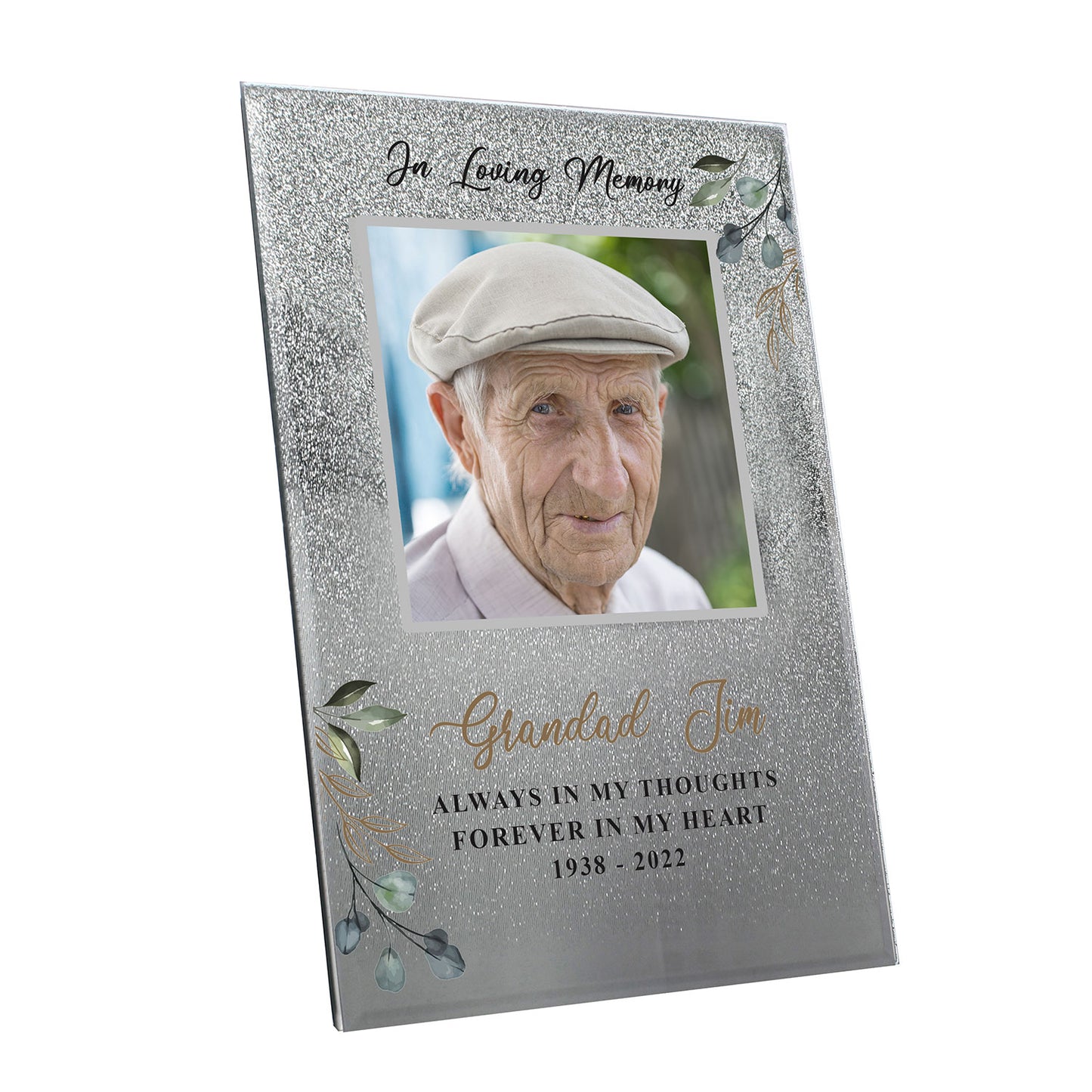 Personalised Memorial Glitter Frame