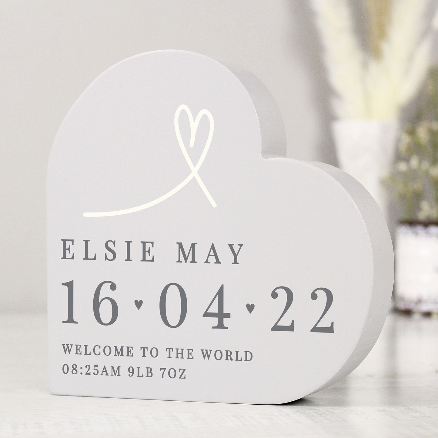 Personalised Date Heart Ornament