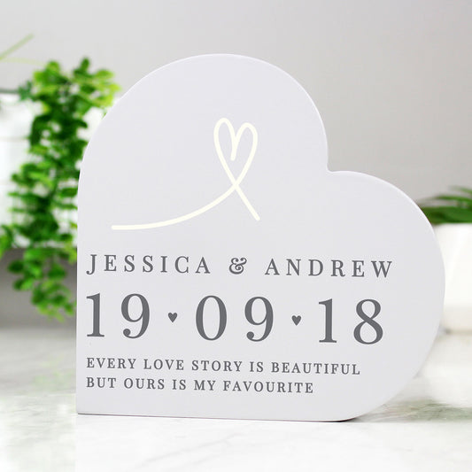 Personalised Date Heart Ornament