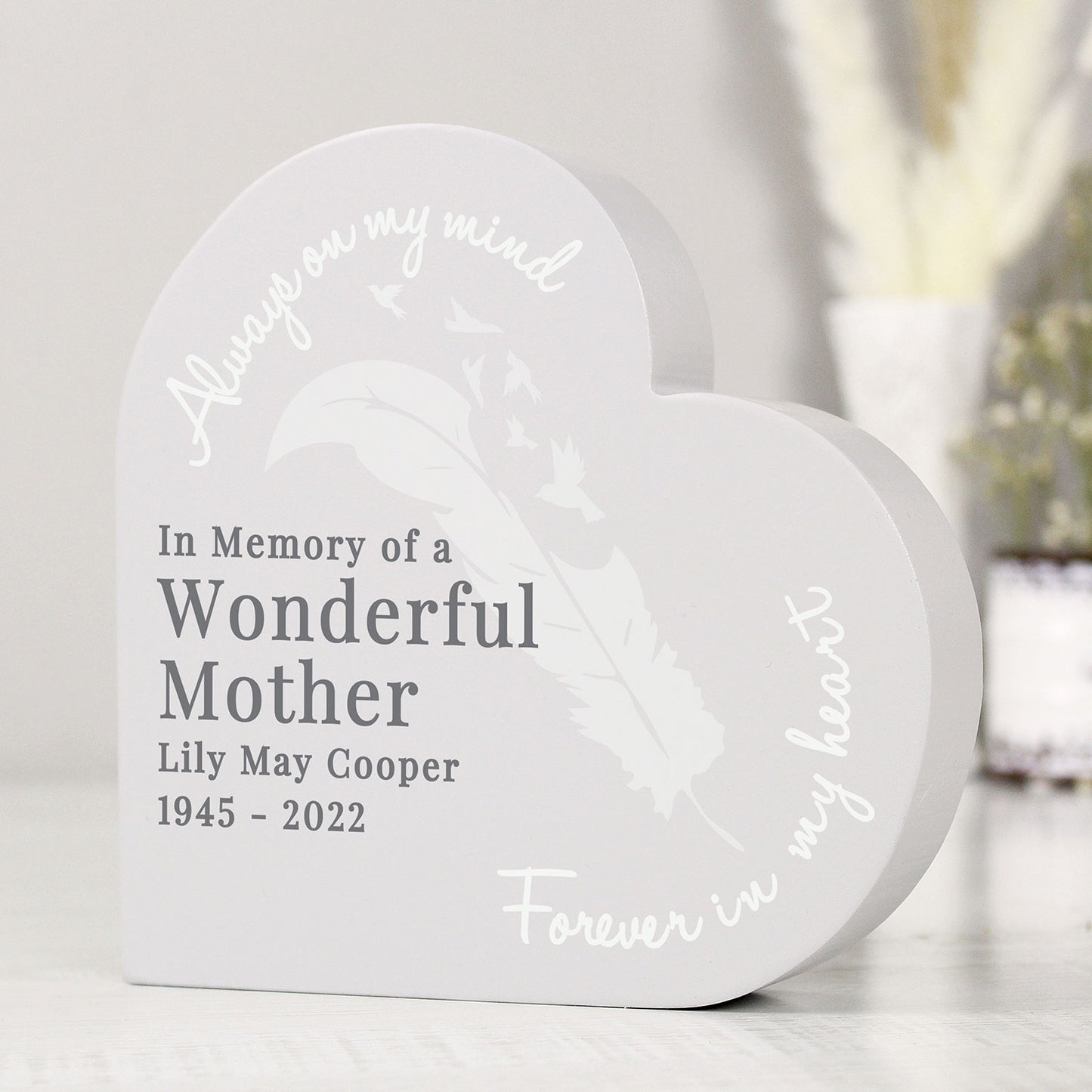 Personalised Memorial Heart Ornament