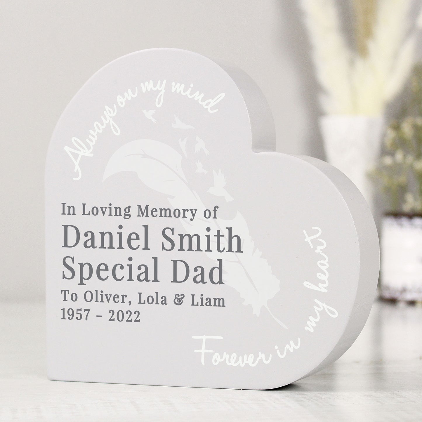 Personalised Memorial Heart Ornament