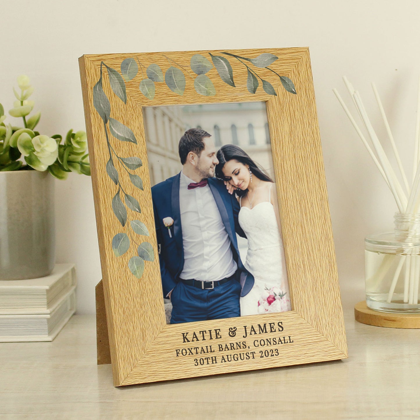 Personalised Botanical Photo Frame