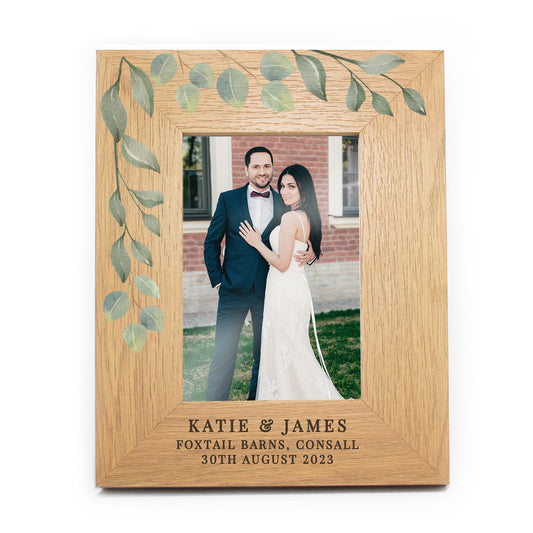 Personalised Botanical Photo Frame