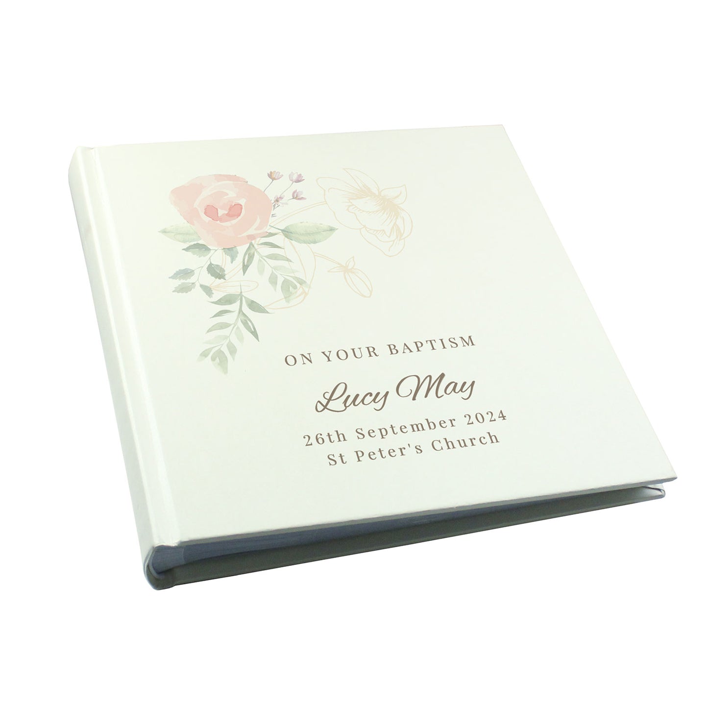 Personalised Flower Photo Album