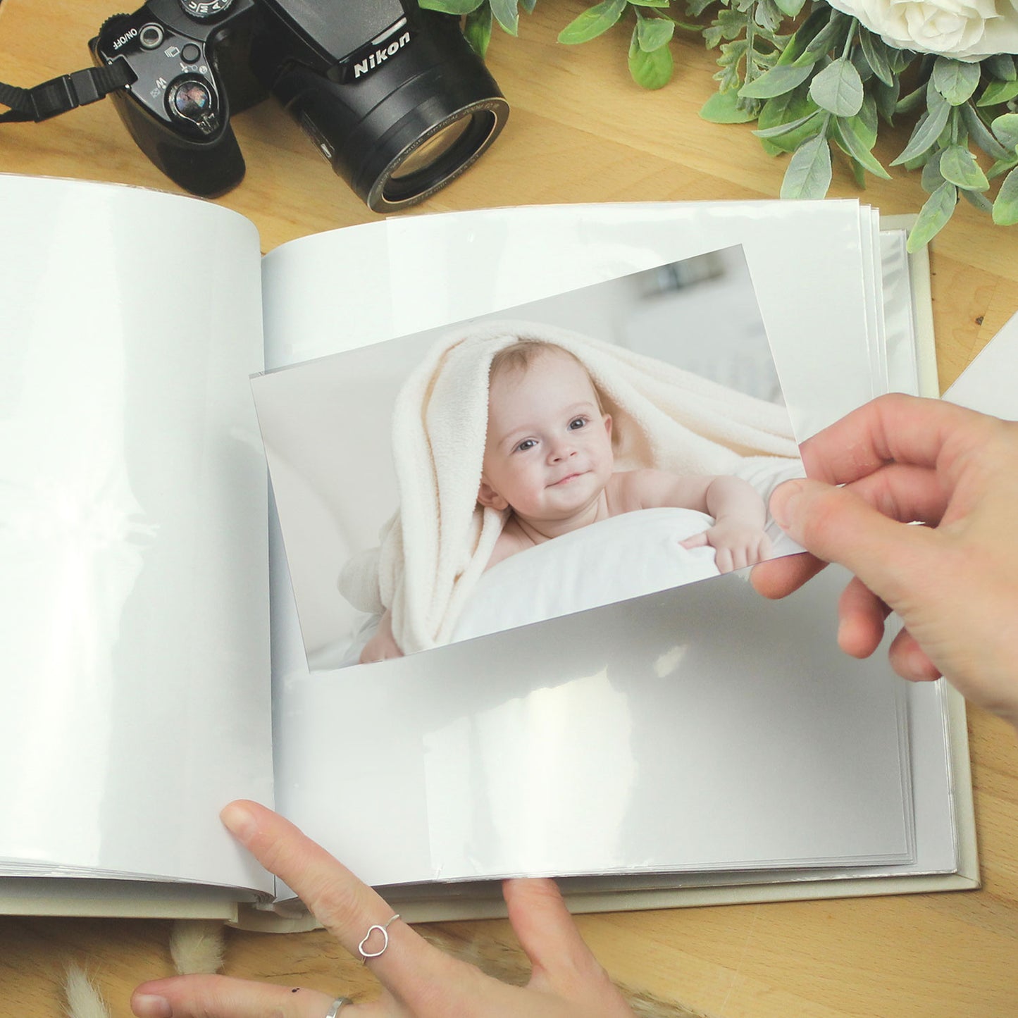 Personalised Flower Photo Album