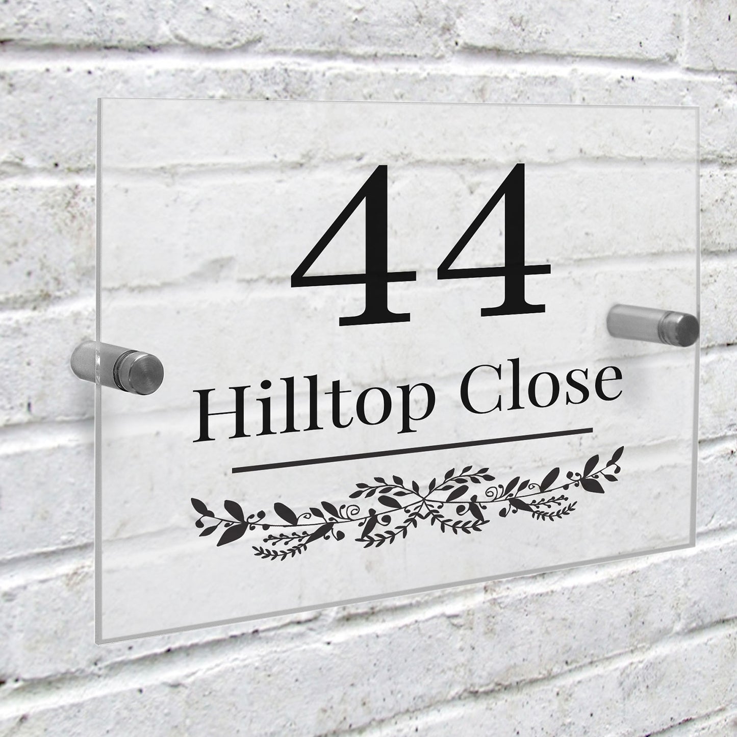 Personalised Acrylic House Sign