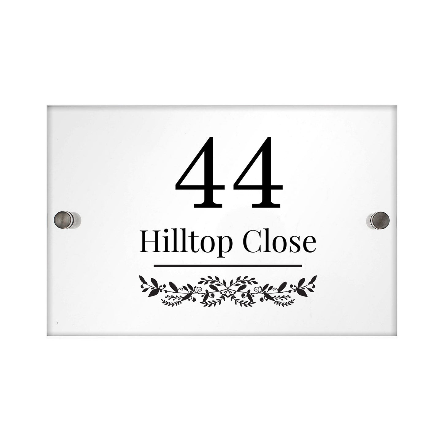 Personalised Acrylic House Sign