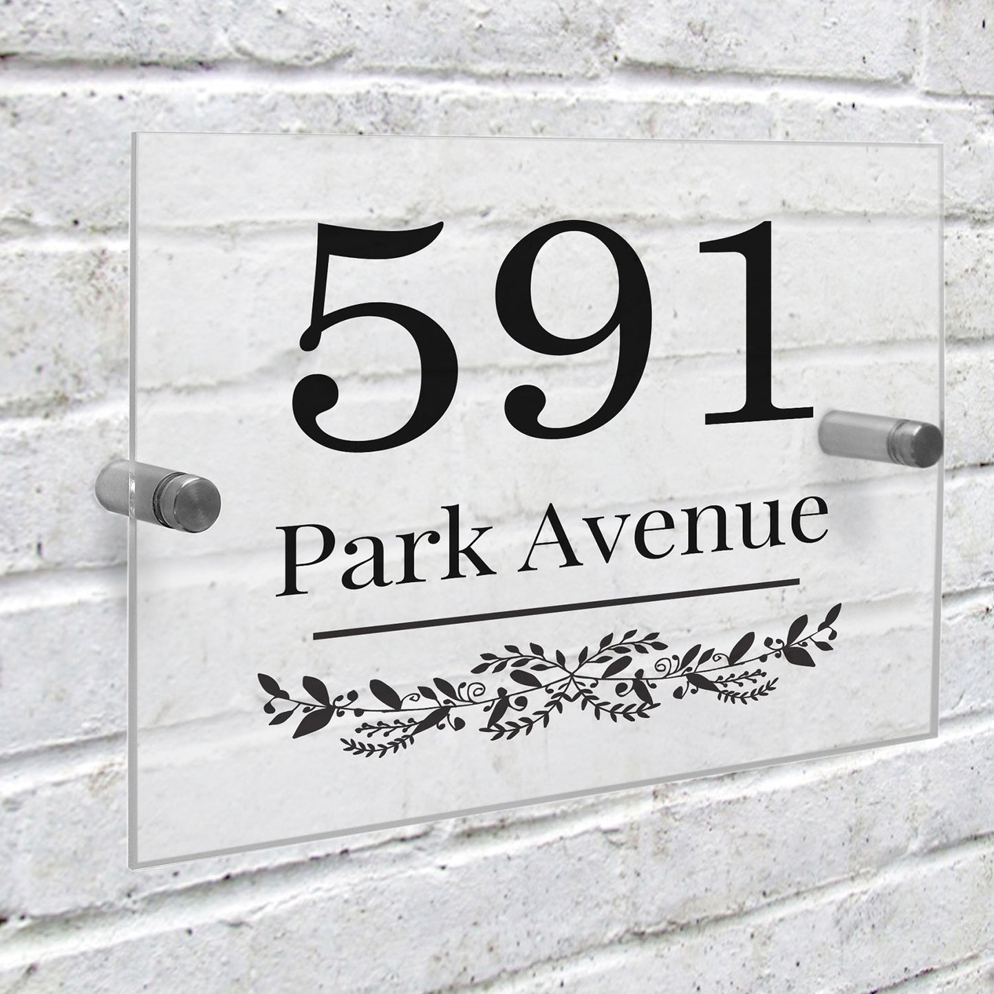 Personalised Acrylic House Sign