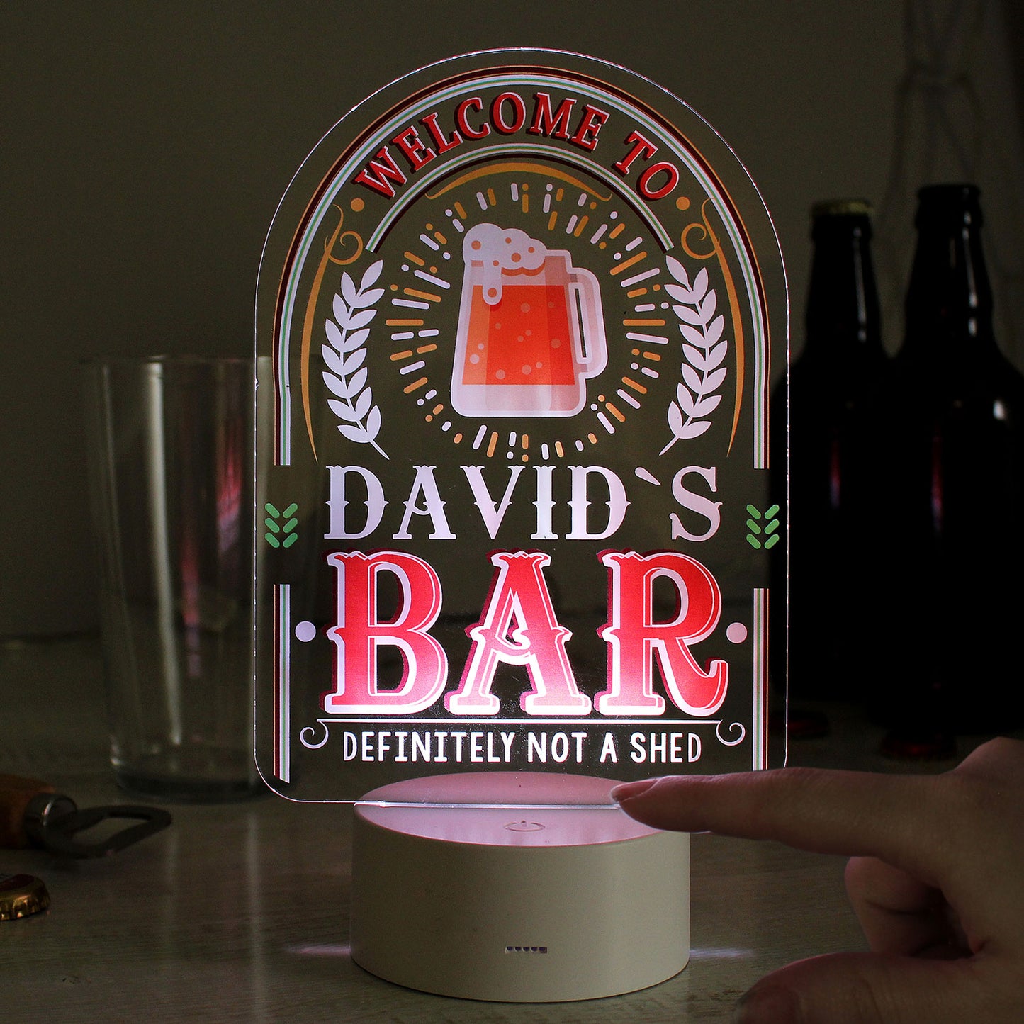 Personalised LED Bar Sign