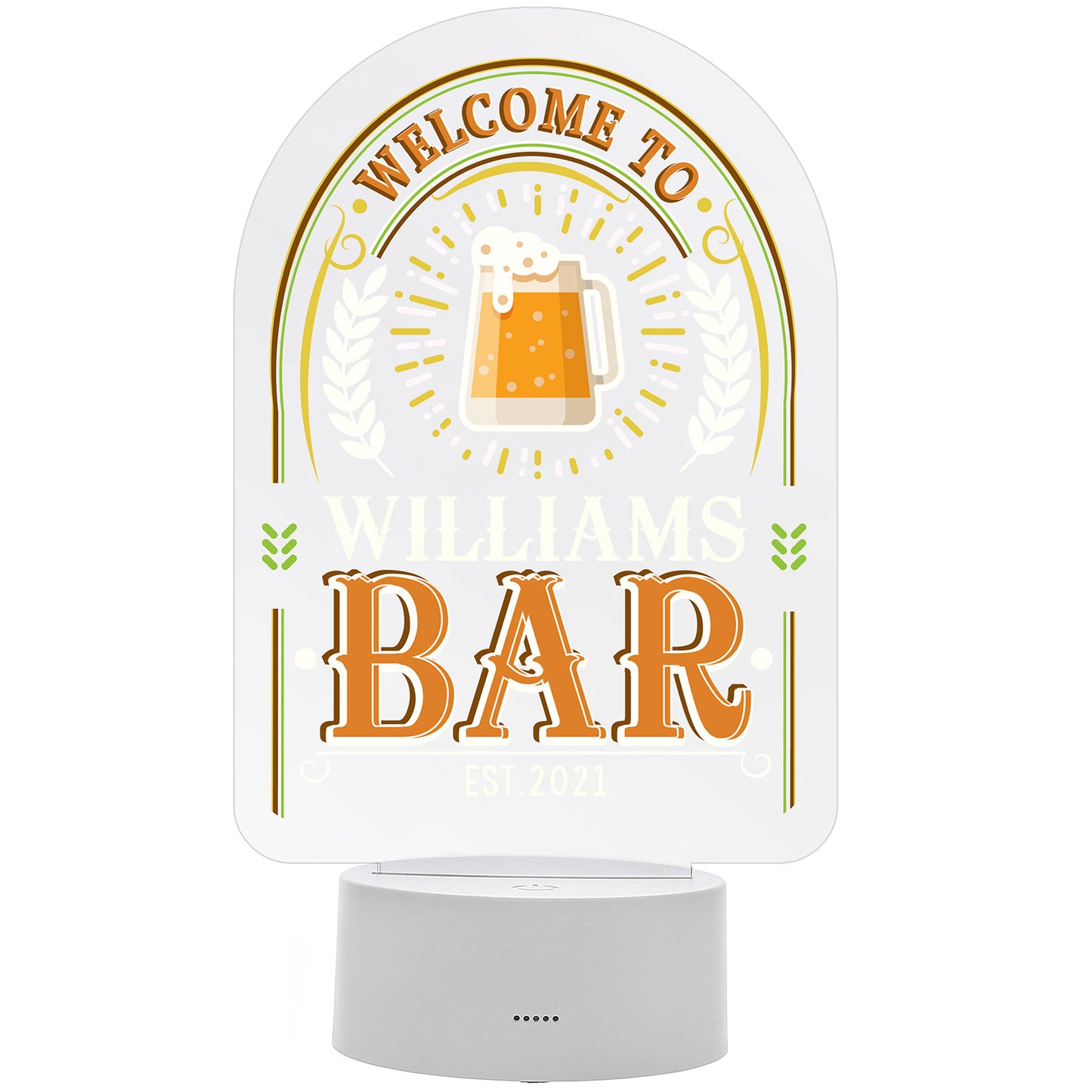 Personalised LED Bar Sign