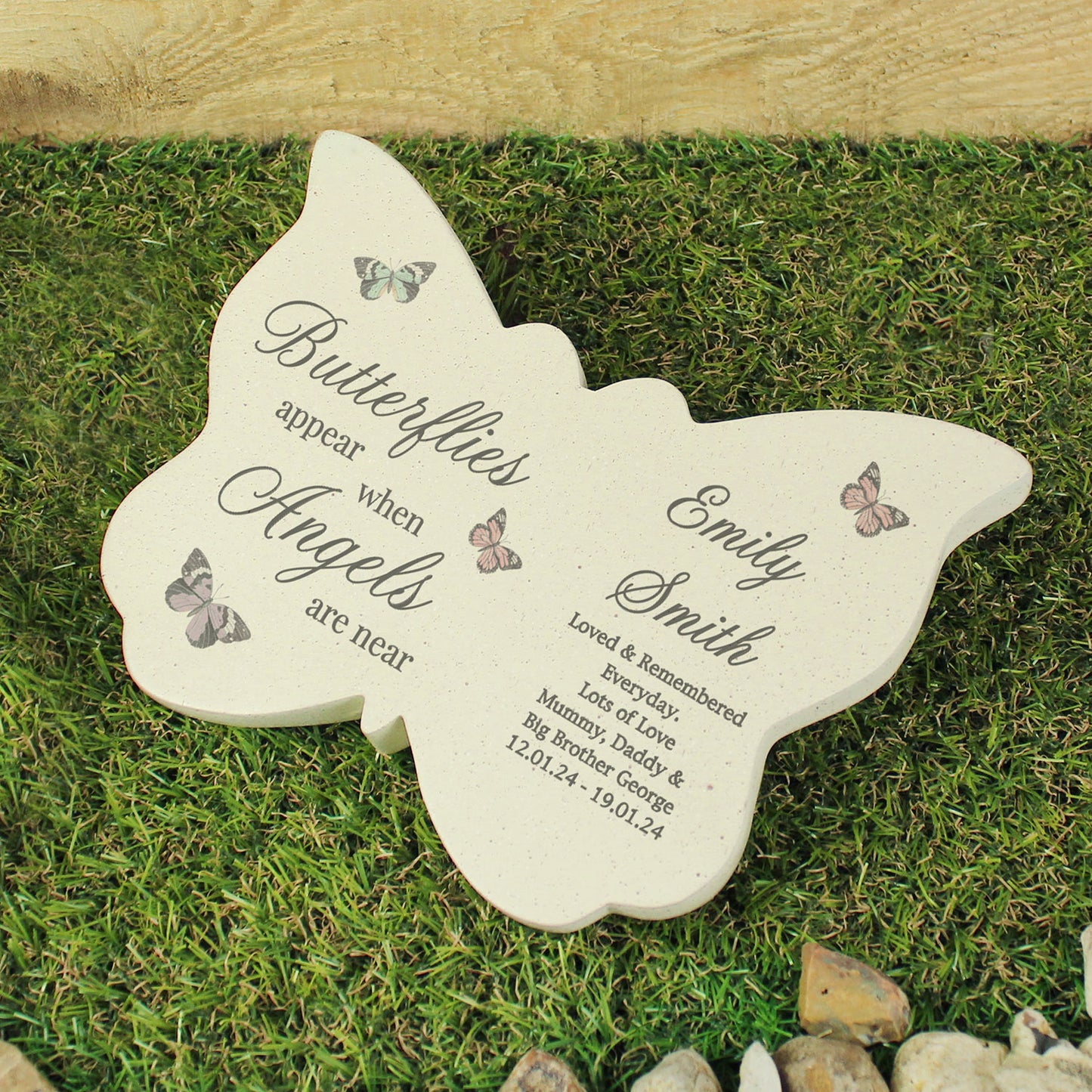 Personalised Memorial Resin Butterfly