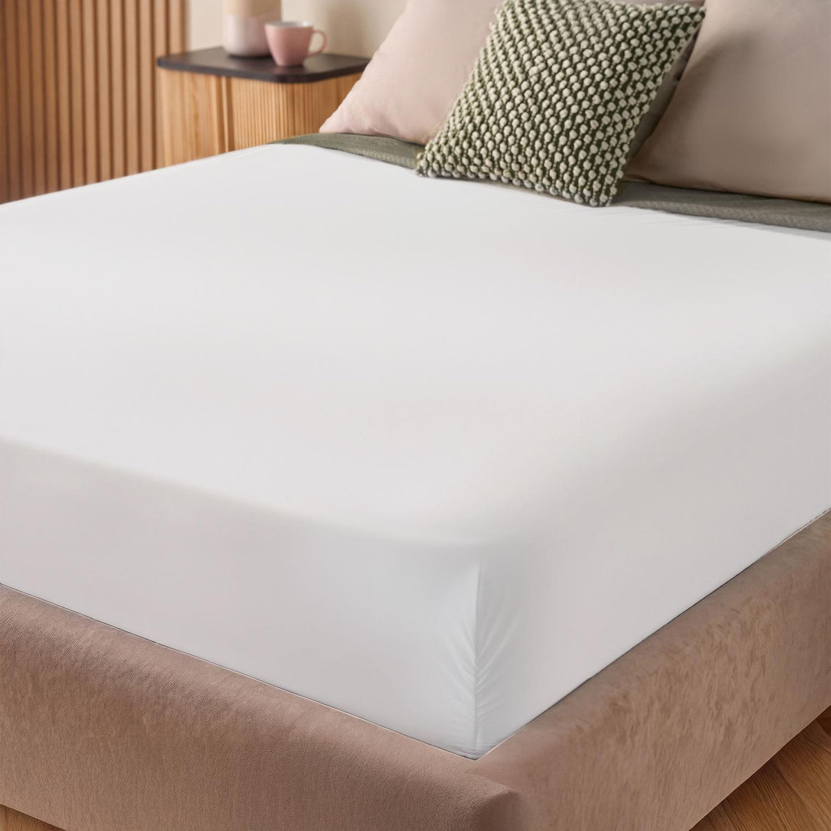 Silentnight White Super Soft Perfect Fit Fitted Sheet