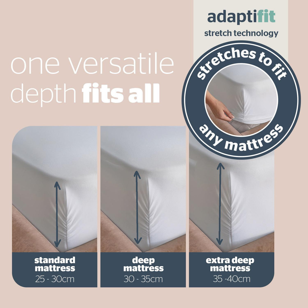 Silentnight White Super Soft Perfect Fit Fitted Sheet