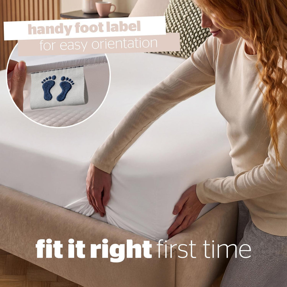 Silentnight White Super Soft Perfect Fit Fitted Sheet