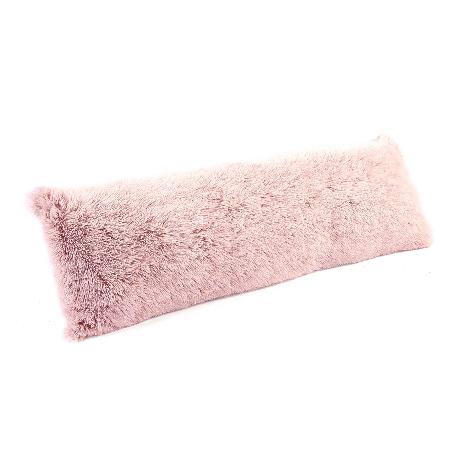 Long Hair Pink Bolster Pillow
