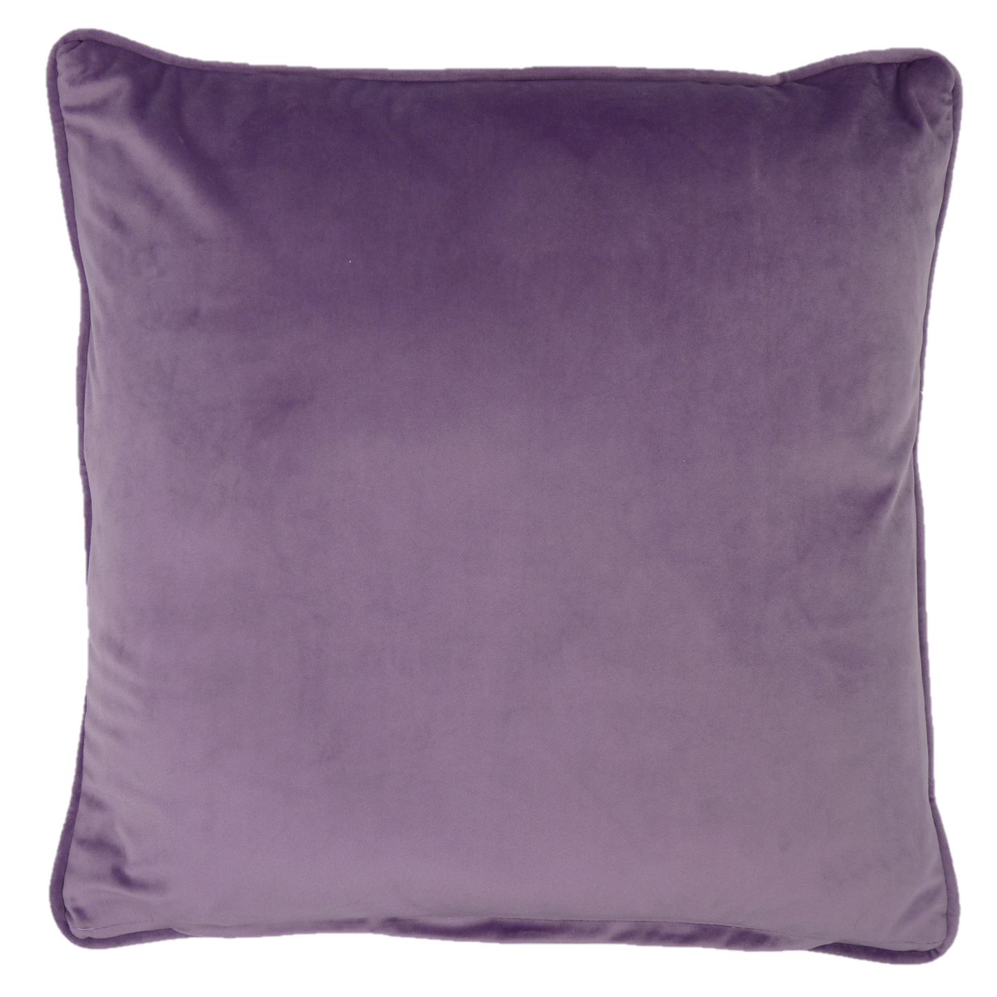 Polaris Lavender Purple Textured weave Velvet Cushion (45cm x 45cm)