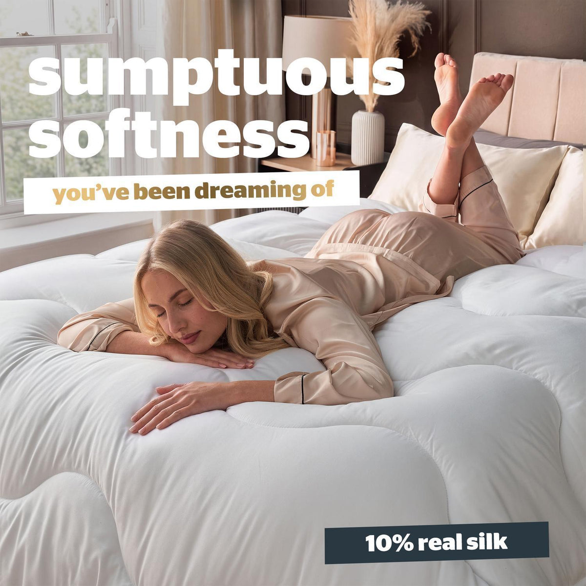 Silentnight Prestige Collection Sumptuous Silk 10.5 Tog Duvet