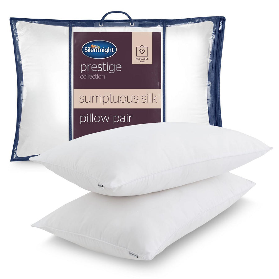 Silentnight Prestige Collection Sumptuous Silk Pillow Pair