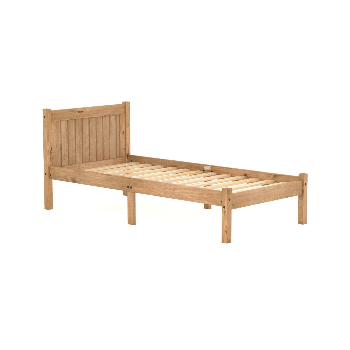 Rio Waxed Pine Bed Frame