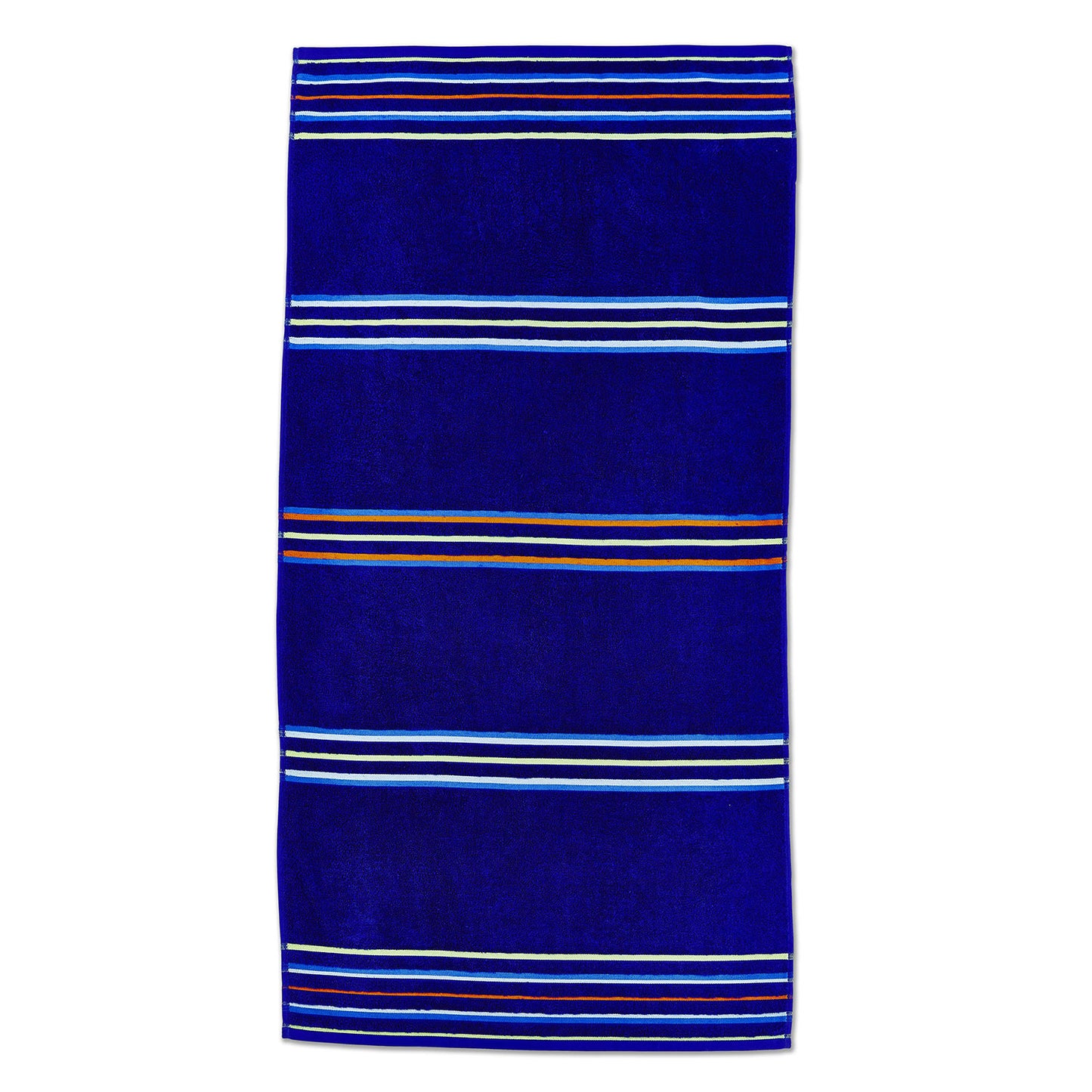 Catherine Lansfield Rainbow Light / Dark Blue Beach Towel Pair