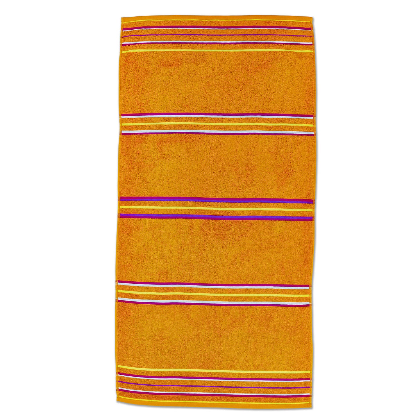 Catherine Lansfield Rainbow Orange / Pink Beach Towel Pair