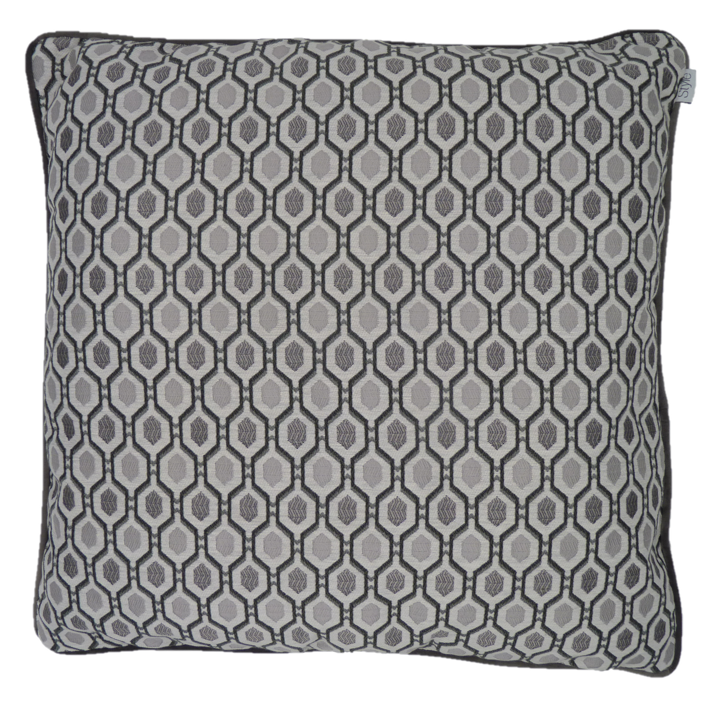 Grey and outlet white geometric cushions