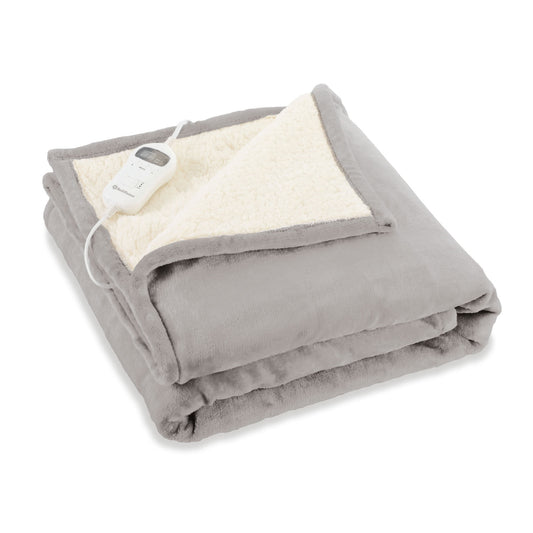 Rediffusion Cosy Snug Grey Luxury Heated Throw