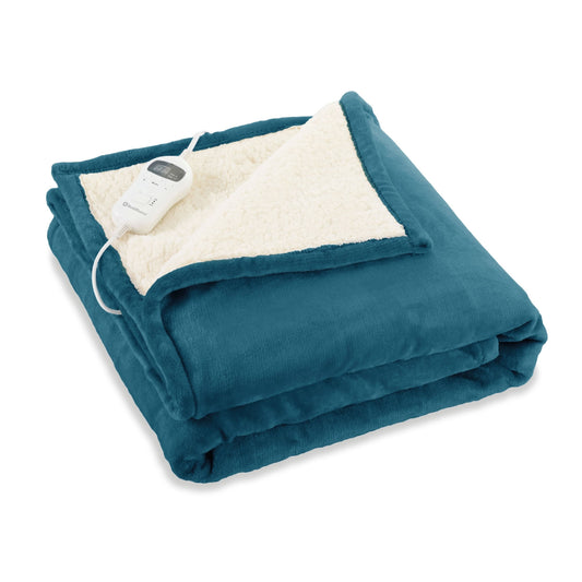 Rediffusion Cosy Snug Teal Luxury Heated Throw