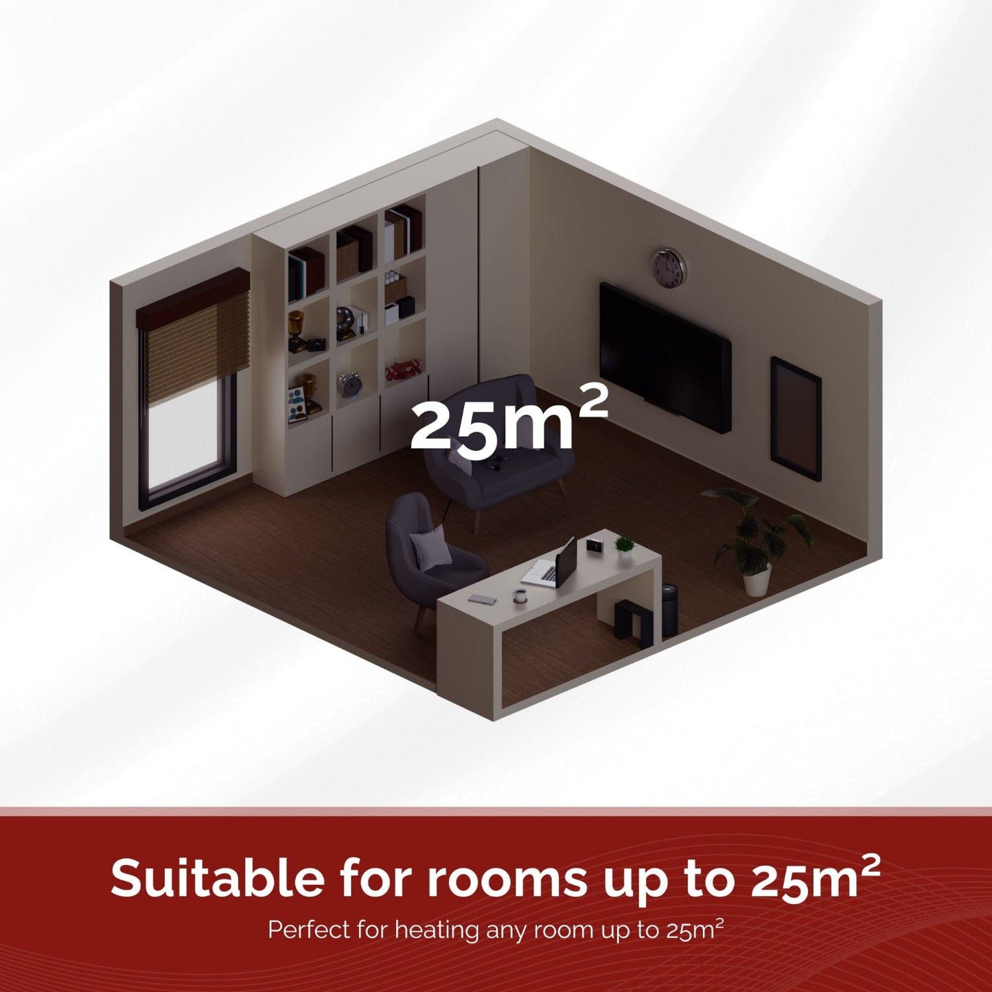 Rediffusion Vintage Green 9 Fin Oil Filled Radiator