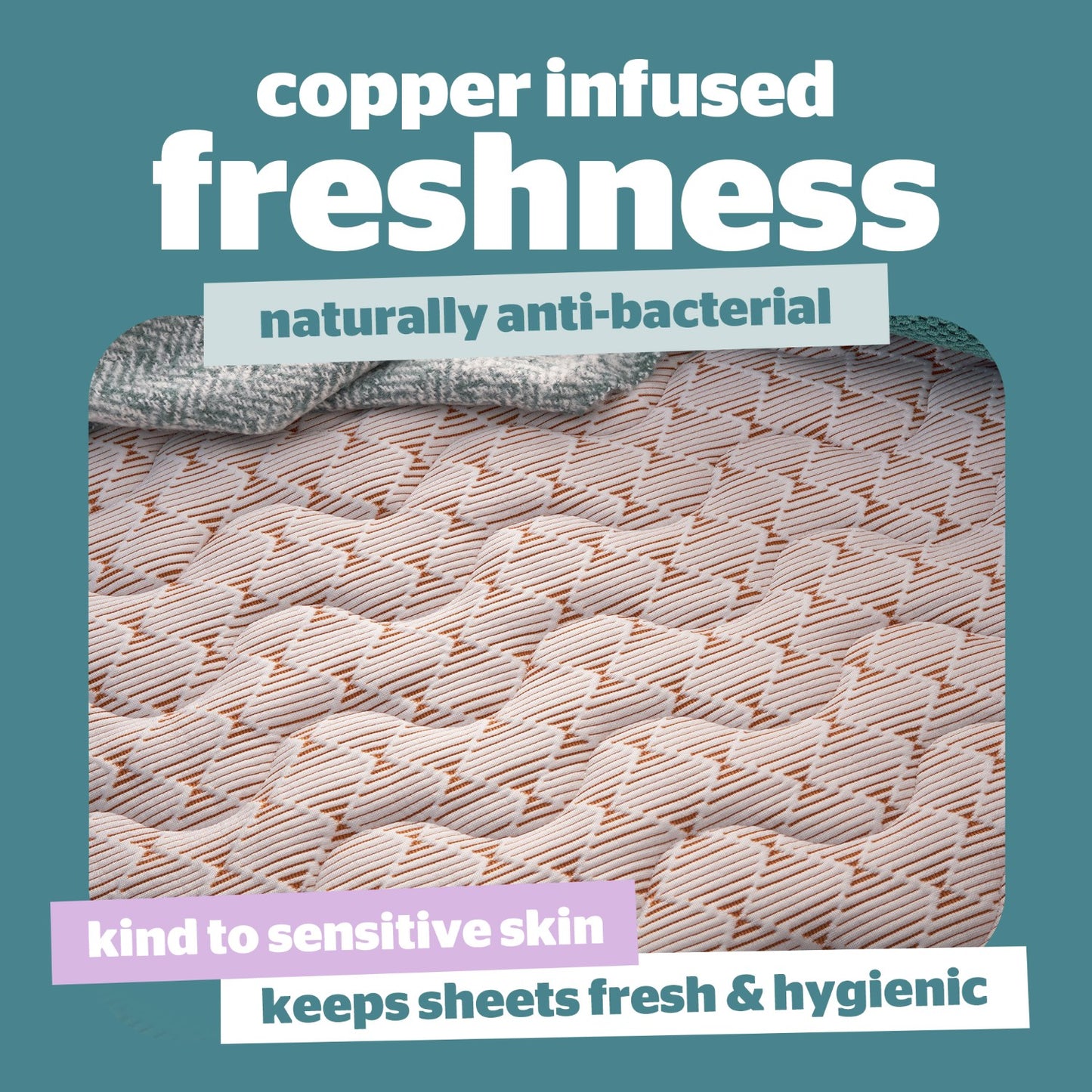 Silentnight Restore Cooling Copper Mattress Topper