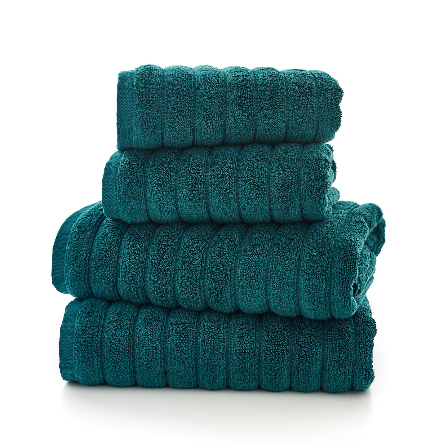 The Lyndon Company Ribbleton 700gsm Zero Twist Dark Green Towels
