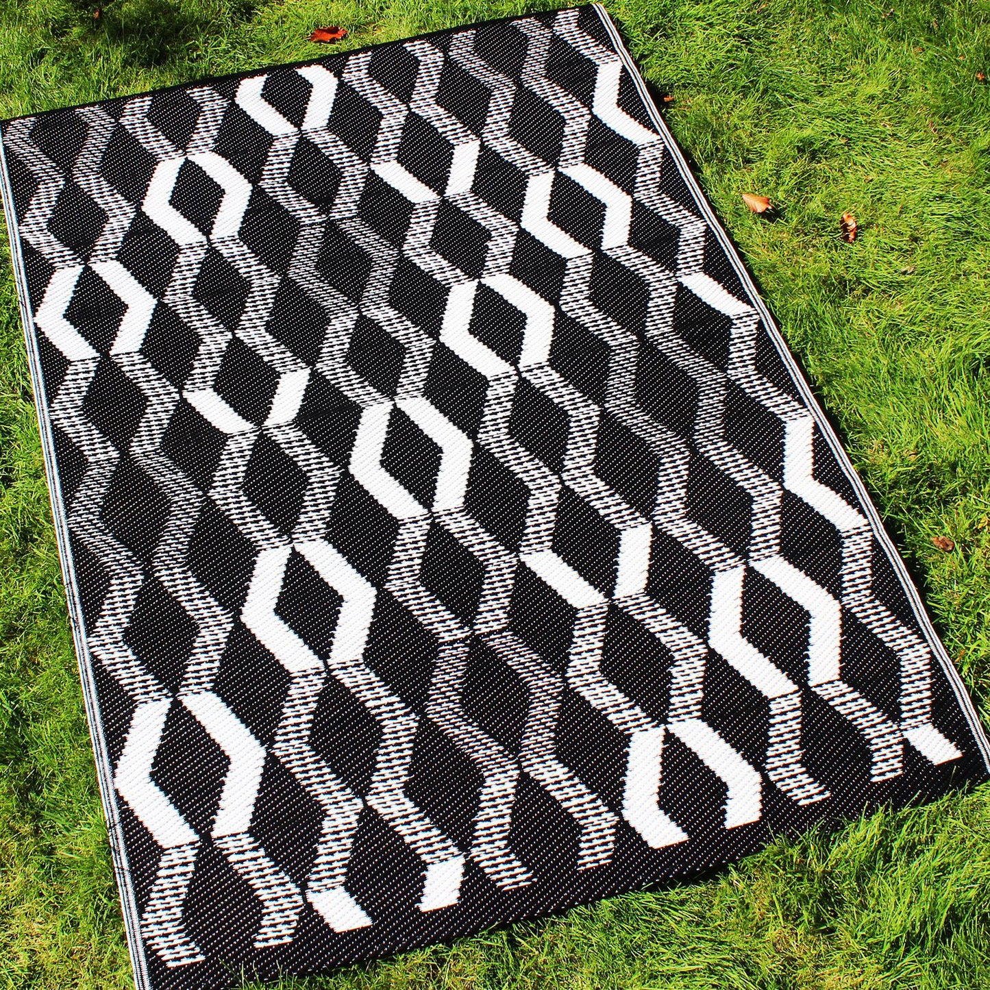 Rico Black Outdoor Rug