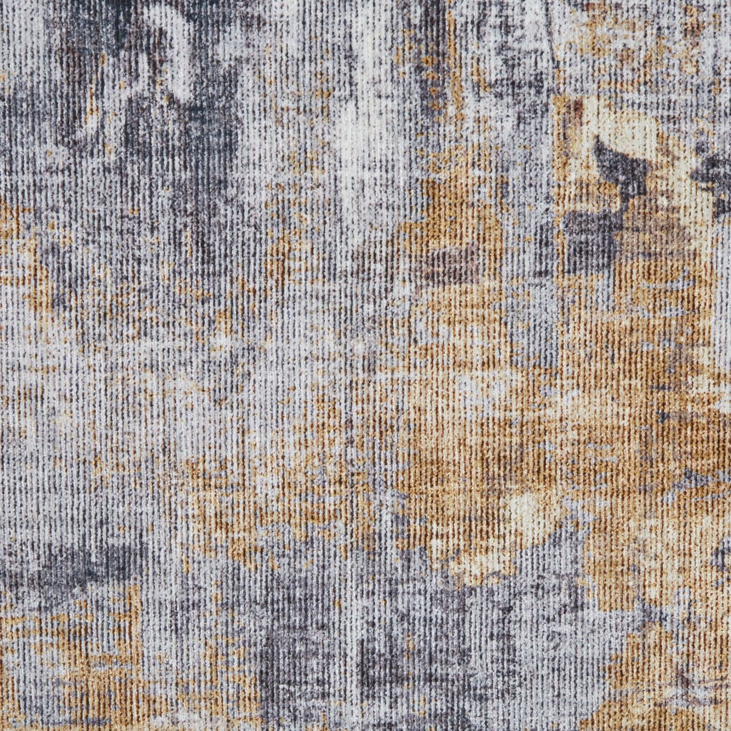 Rio G4719 Grey and Yellow Lightweight Abstract Rug
