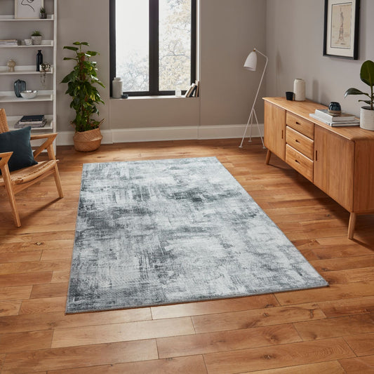 Rio G4719 Grey Lightweight Abstract Rug