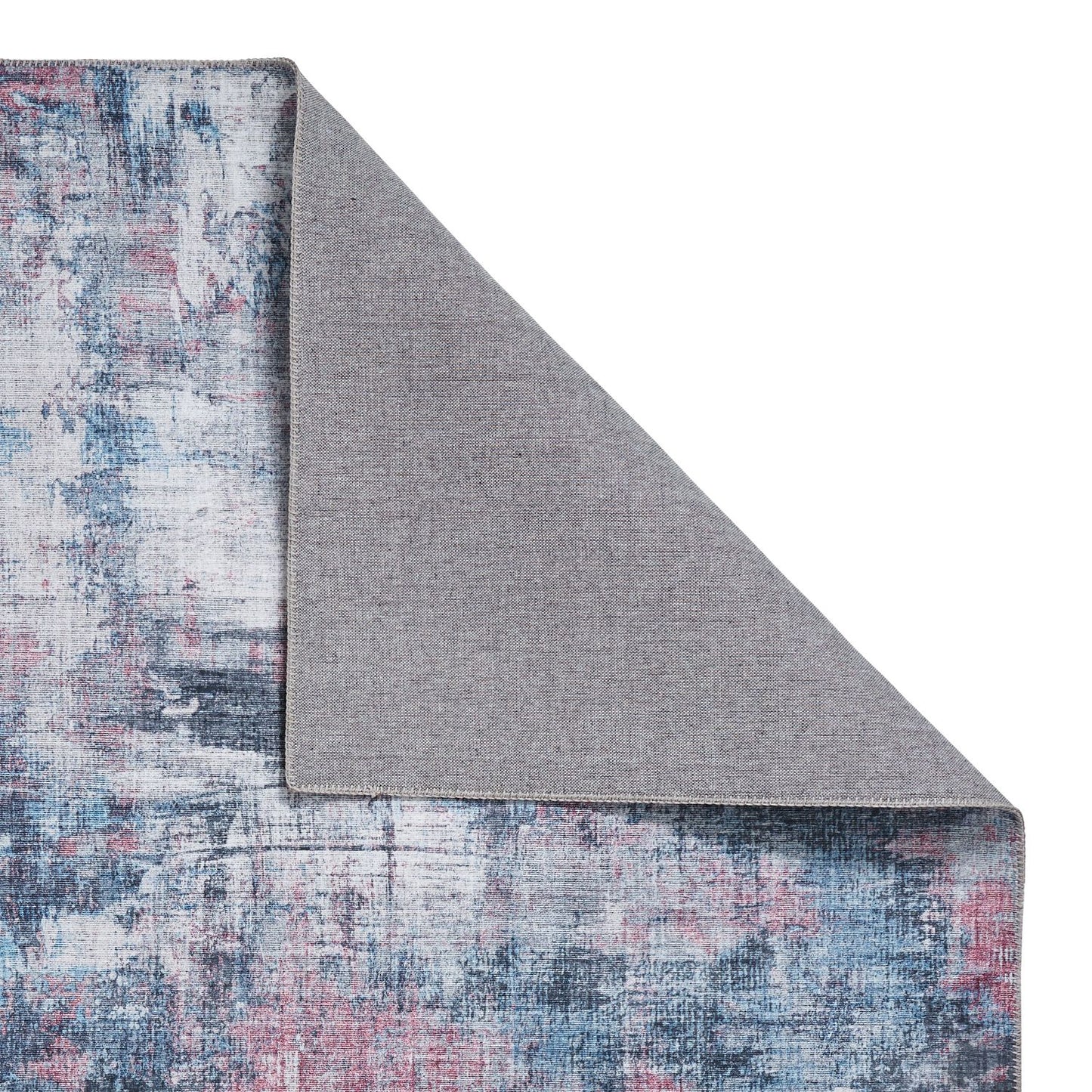 Rio G4719 Pink and Blue Lightweight Abstract Rug