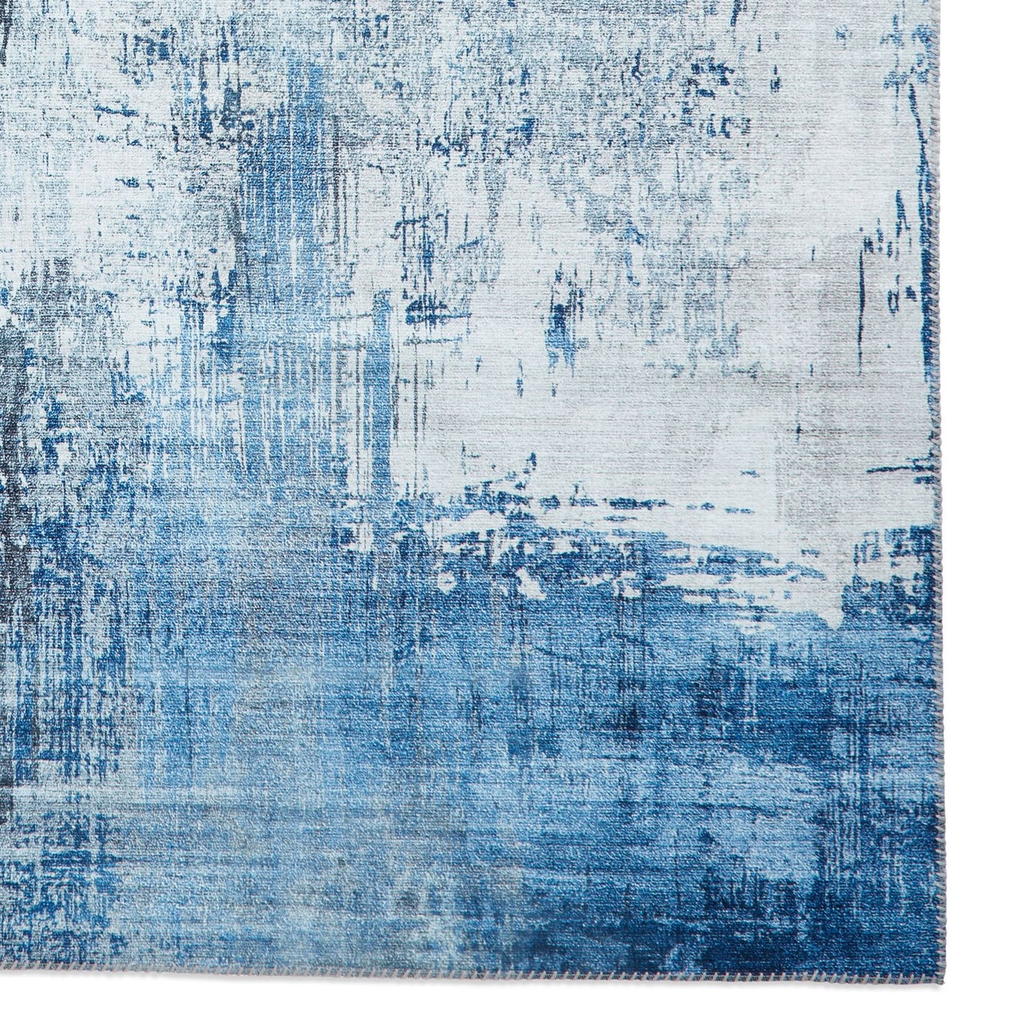 Rio G5536 Grey and Blue Modern Abstract Rug