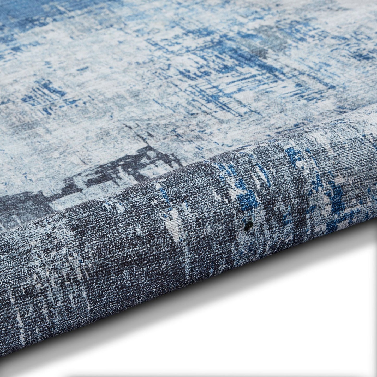 Rio G5536 Grey and Blue Modern Abstract Rug