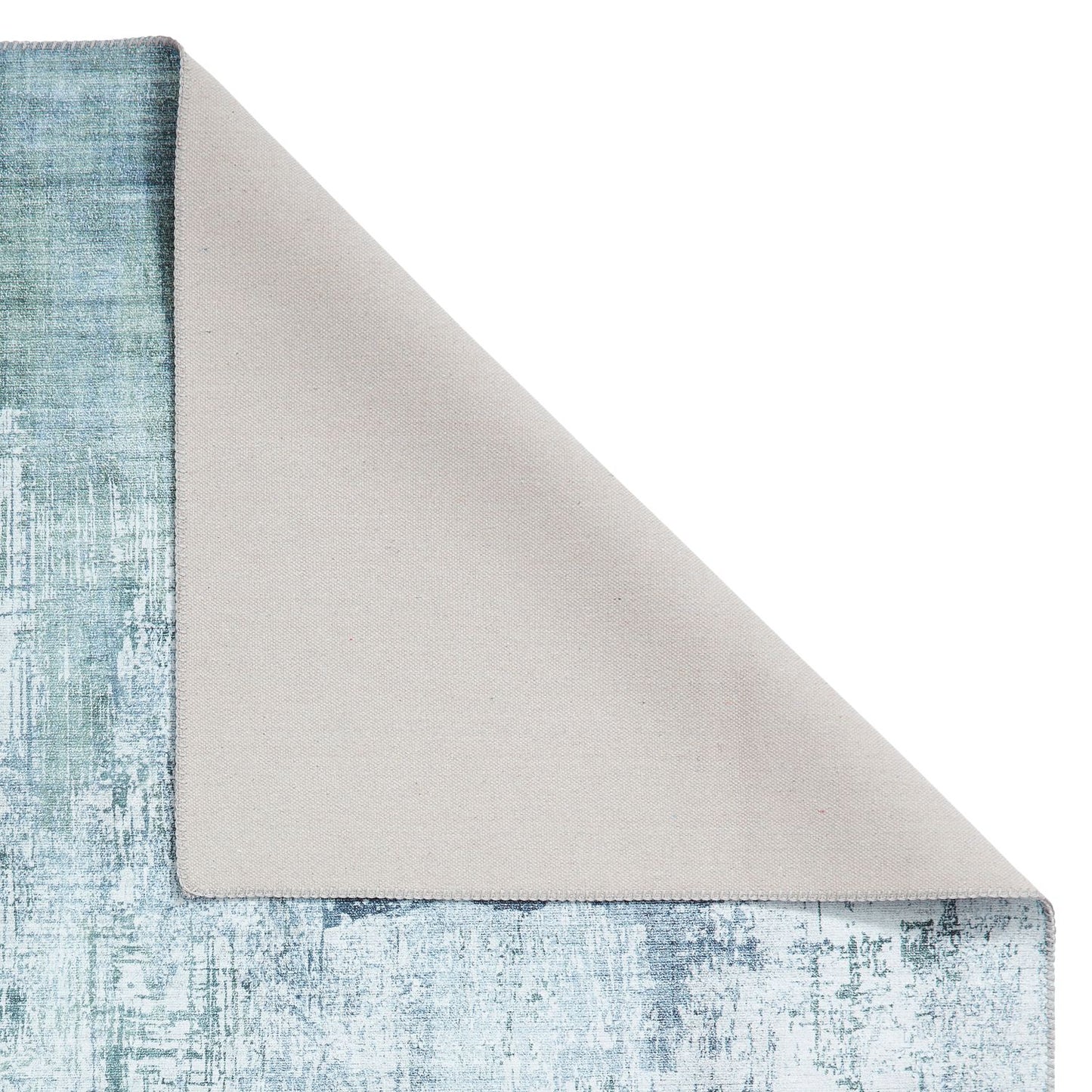 Rio G5536 Grey and Green Modern Abstract Rug