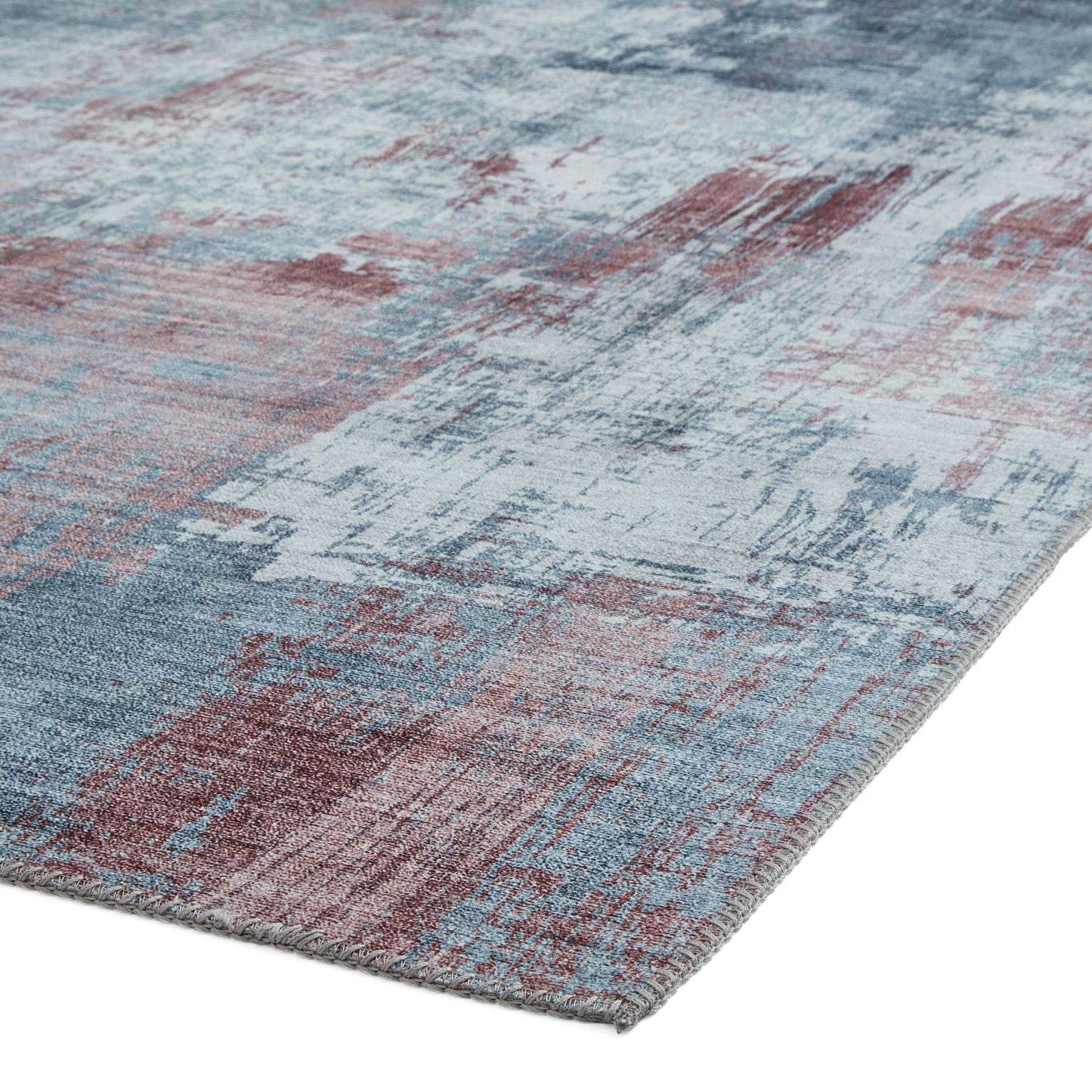 Rio G5536 Grey and Rose Modern Abstract Rug