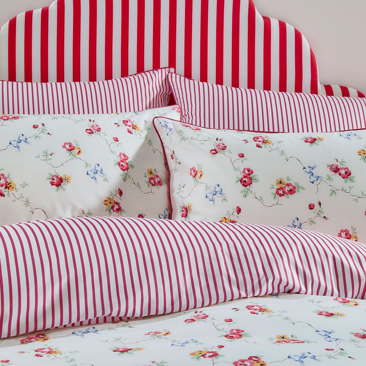 Cath Kidston Rose And Bows Duvet Set