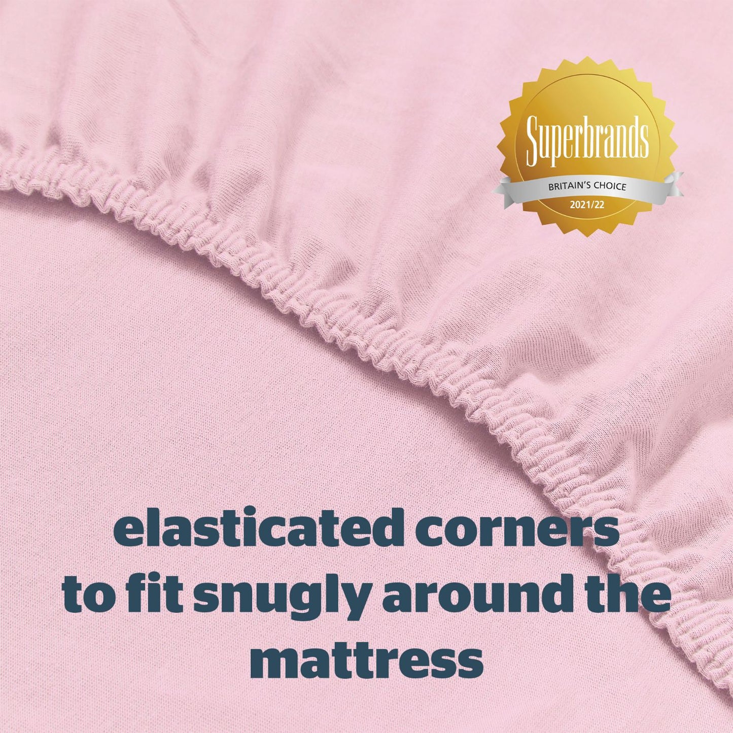 Silentnight Safe Nights Pink 100% Cotton Baby Fitted Sheet (2 Pack)