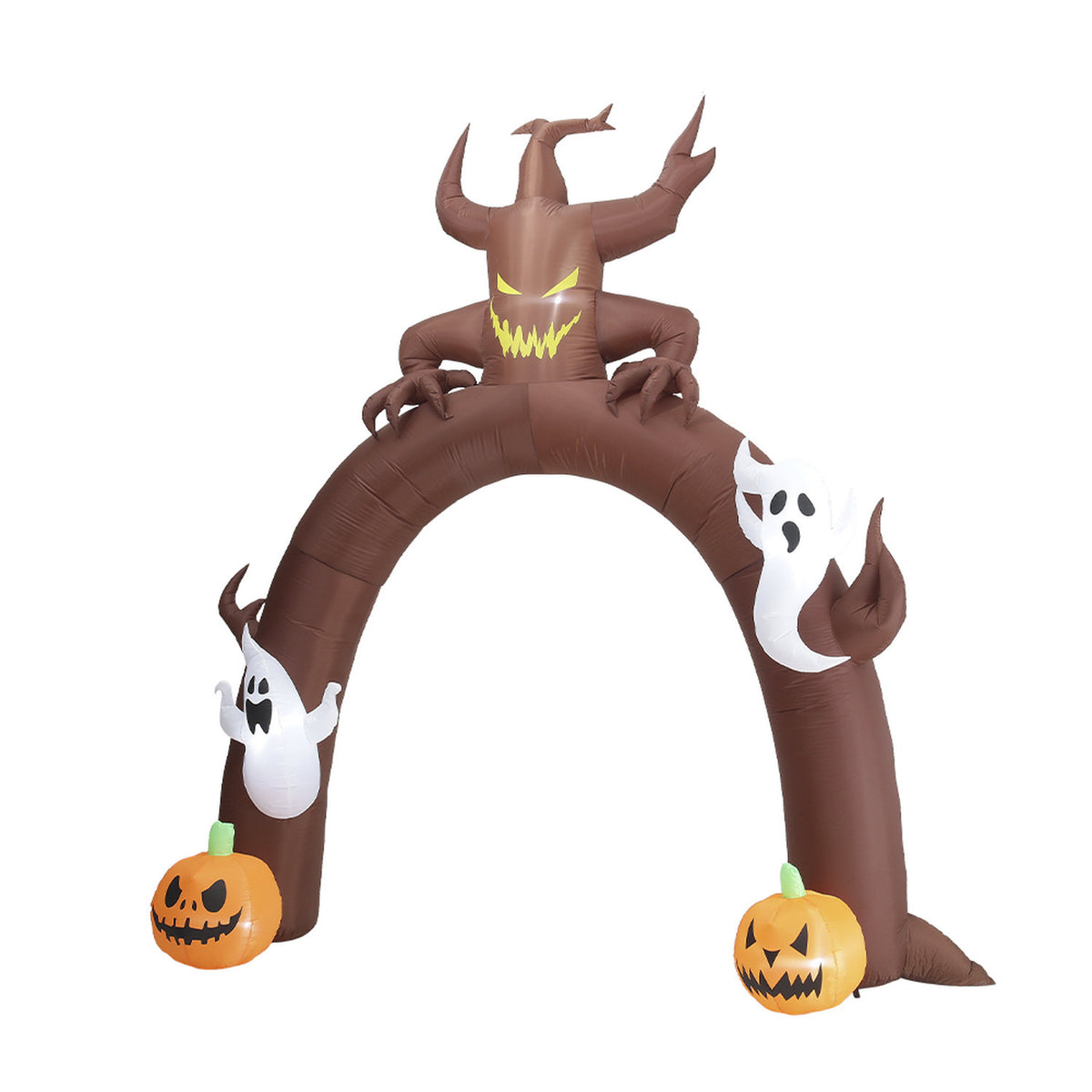 Inflatable Halloween Ghost and Pumpkin Archway 10.4ft