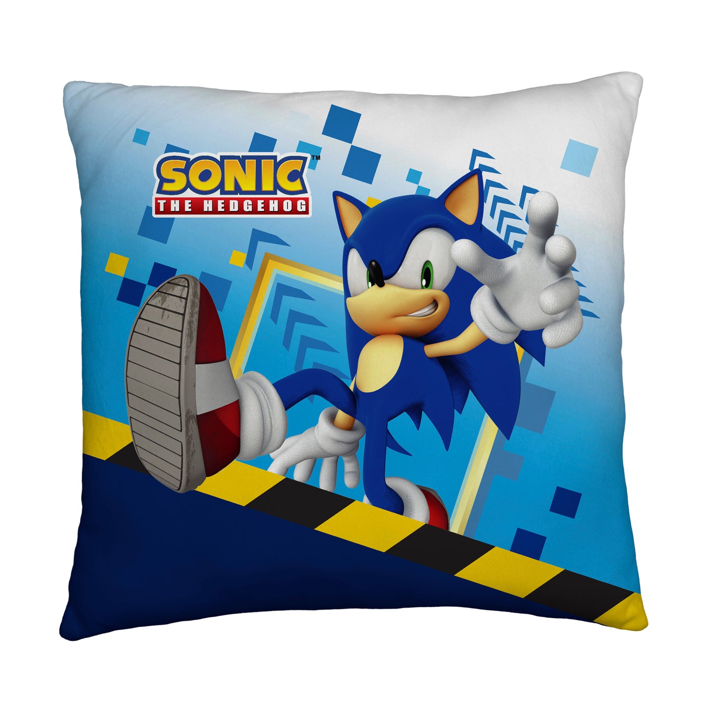 Sonic Bounce Square Cushion (40cm x 40cm)
