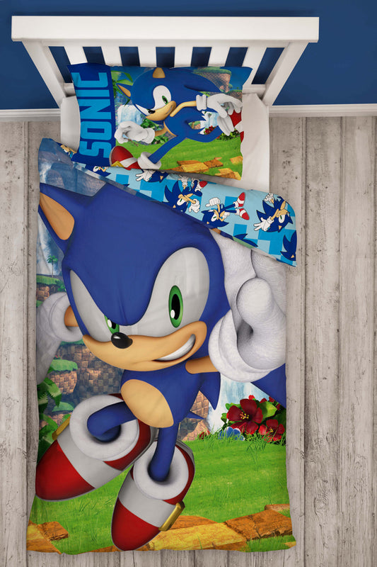 Sonic Moves Panel Duvet Set