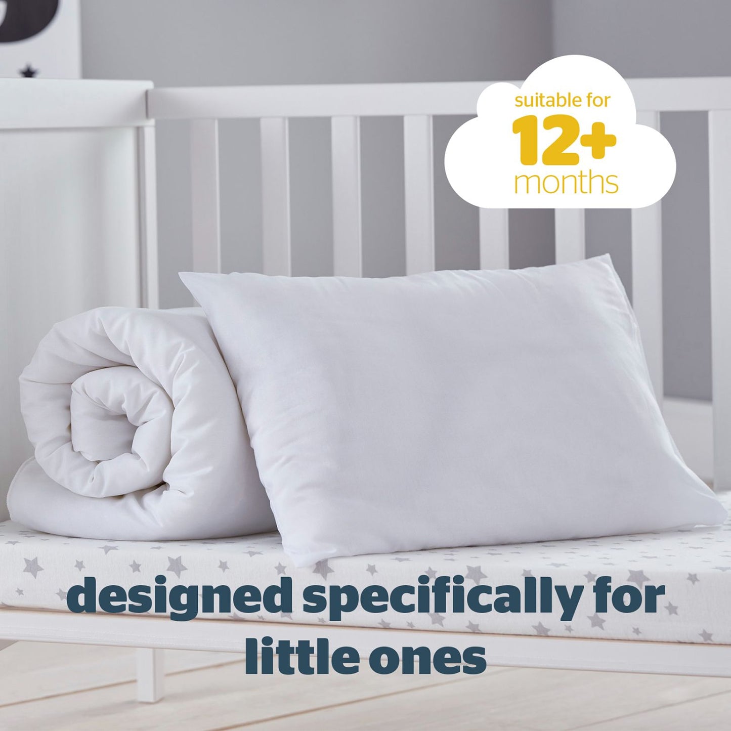 Silentnight Safe Nights 4.5 Tog Toddler Duvet and Pillow Set